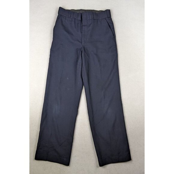VINTAGE MEN'S BLUE FLAT FRONT DRESS / WORK PANTS - SIZE 31x29 - FECHHEIMER - Picture 3 of 15